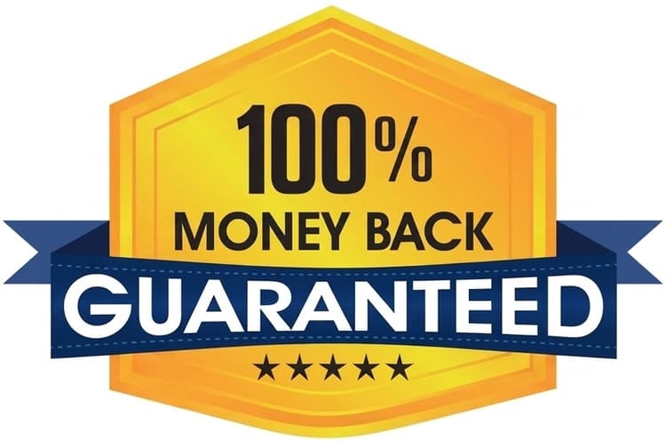 100% money-back guarantee